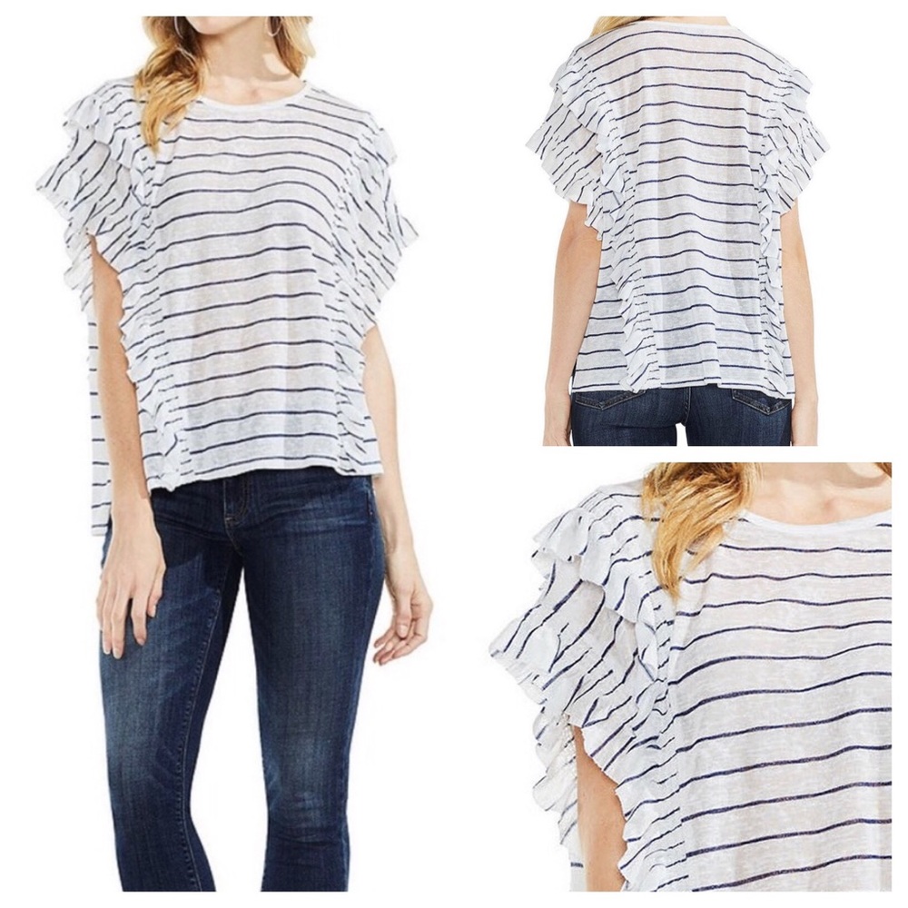 NWT Vince Camuto ruffle top